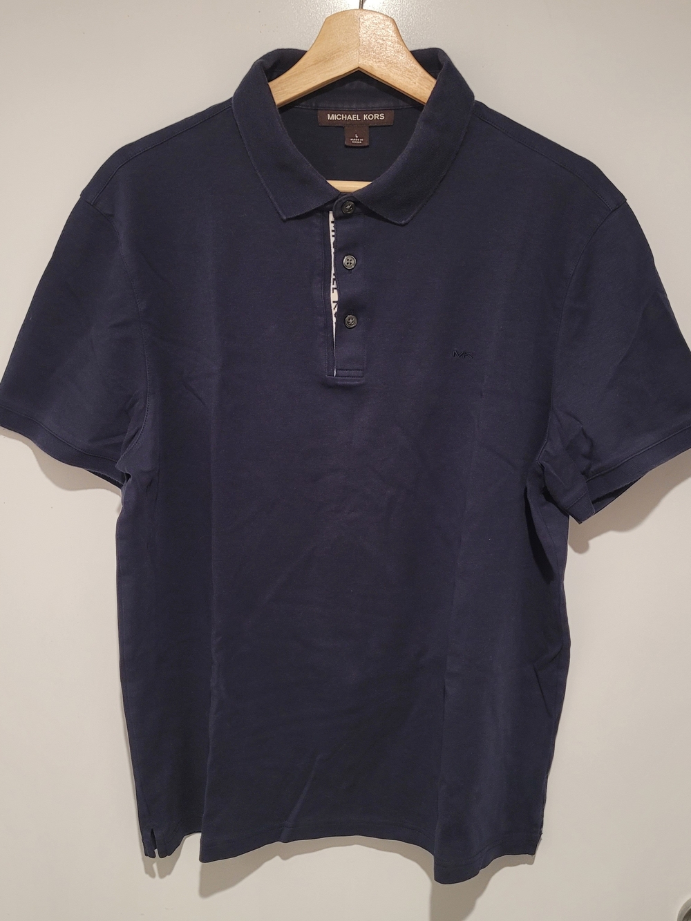 Michael Kors Men’s Navy Polo Shirt Size Large